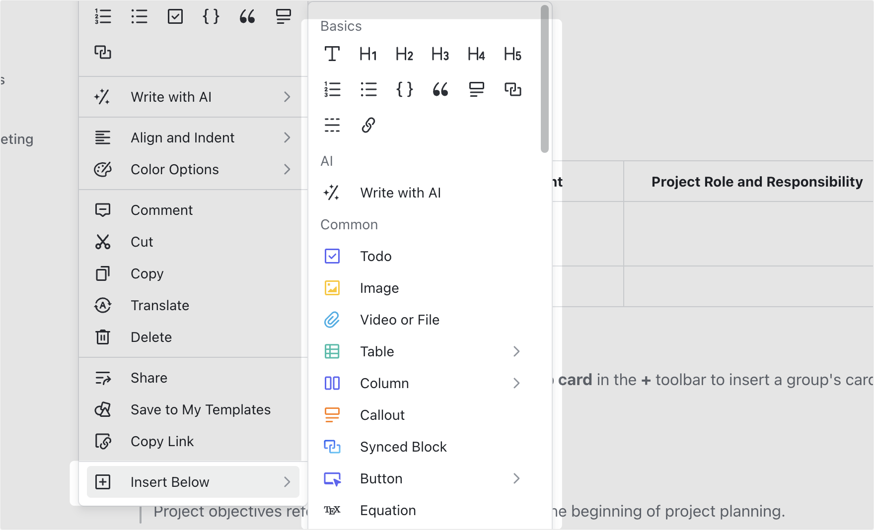 Use blocks in Docs