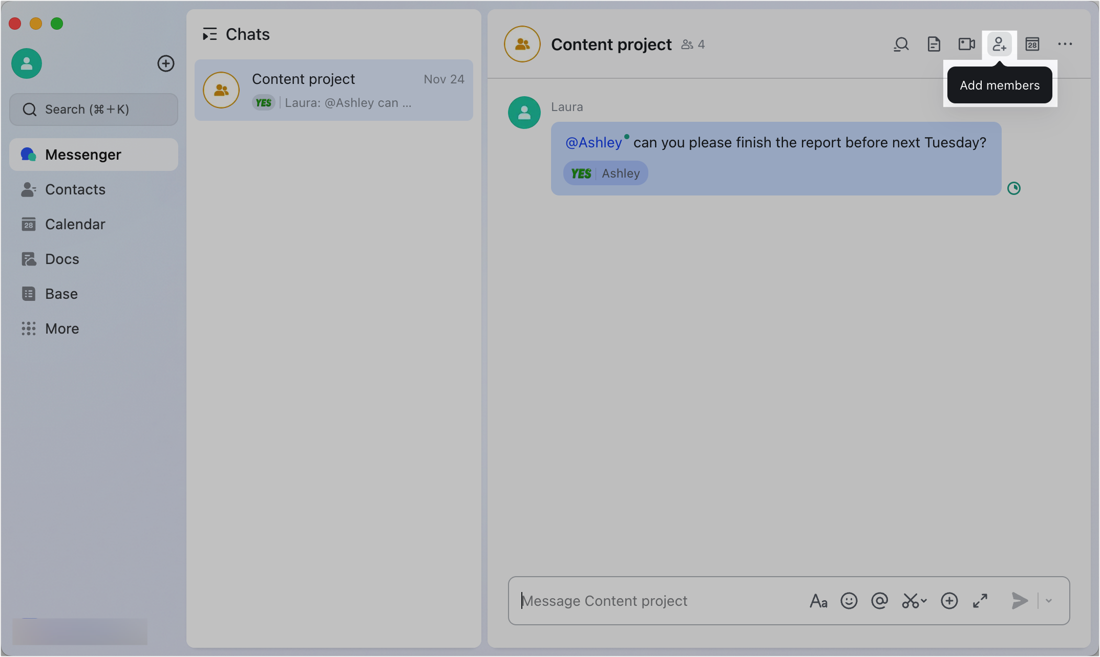 Batch add members to a group